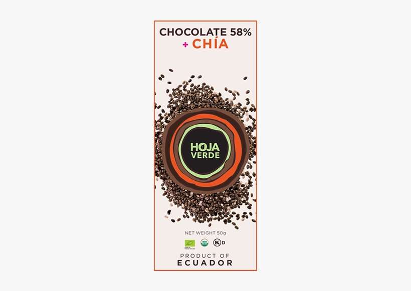 58% Chocolade Met Chia - Tableta Chocolate Con Chia, transparent png download