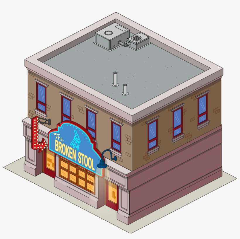 Fg Building Thebrokenbarstool - House, transparent png download