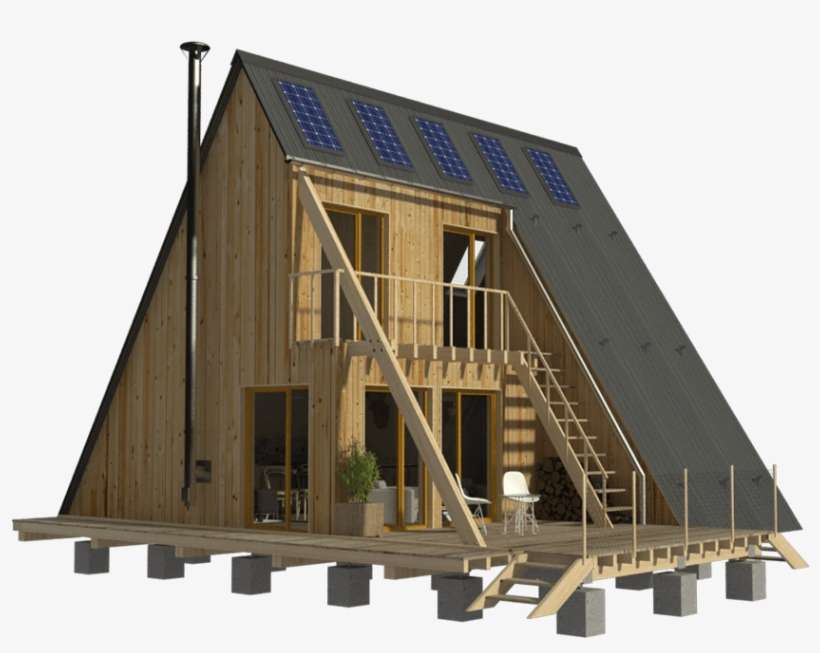 A-frame Home Plans Emma - House, transparent png download