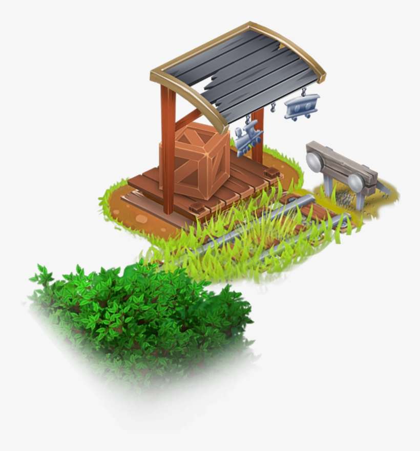 Farm Train Station Locked - Train Station, transparent png download