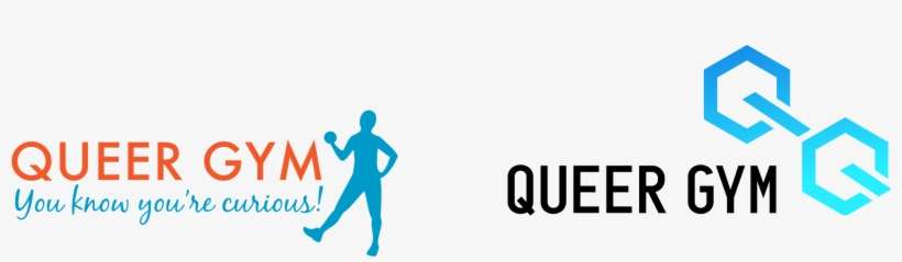 The Old Queer Gym Logo And The Brand New Logo (right) - Fitness Brand Logos Png, transparent png download