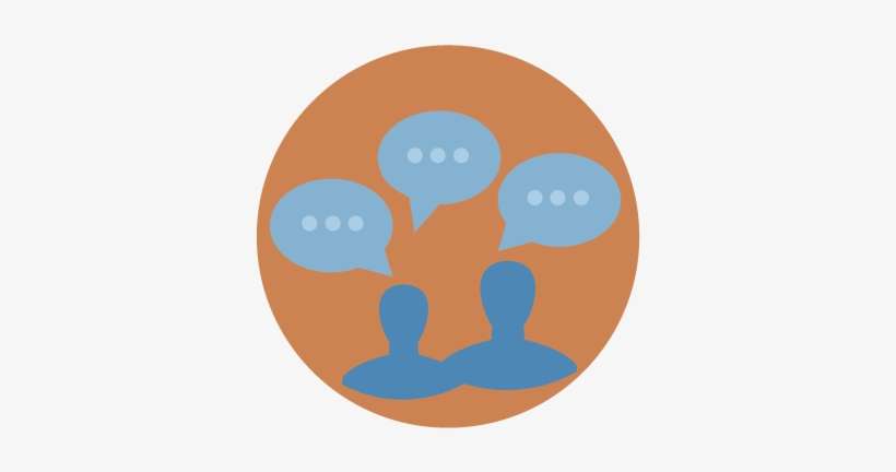 Talking-tech - People Talking Flat Icon, transparent png download