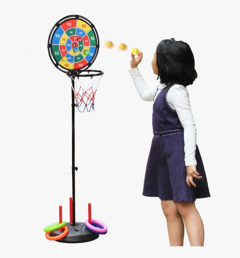 Multifunctional Children's Basketball Frame Can Be - Basketball, transparent png download