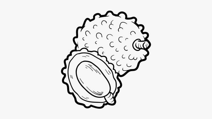 Lychee Black And White, transparent png download