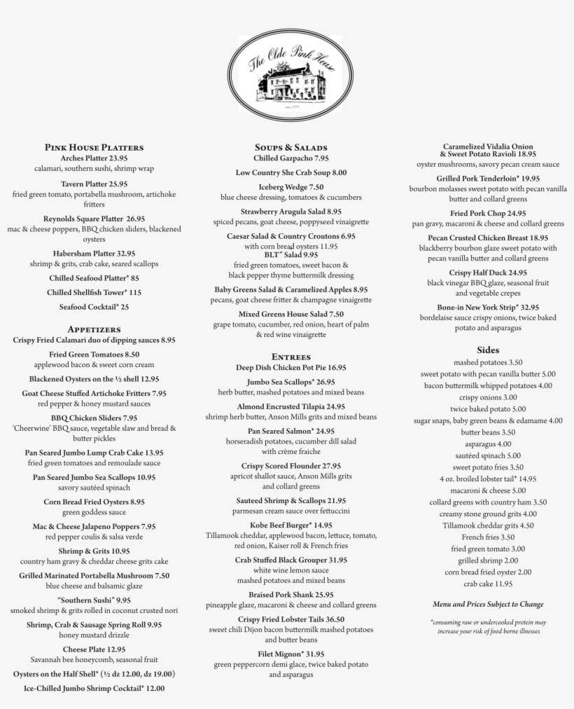 Adjacent To The Planters Inn, The Ole Pink House Is - Skill, transparent png download