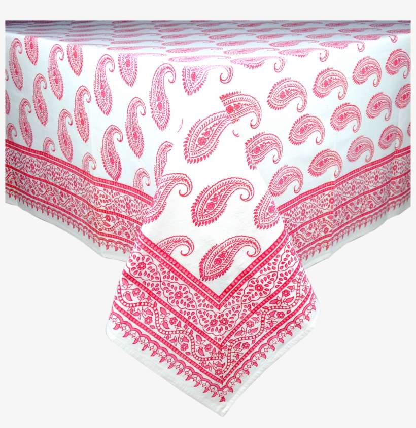 Tablecloth Elise Pink Square - Bed Skirt, transparent png download