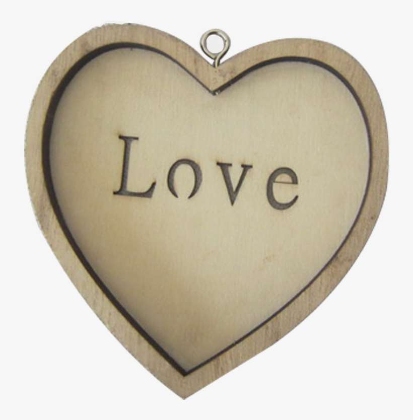 Willow Wreath Decoration With Heart, Willow Wreath - Baguette, transparent png download