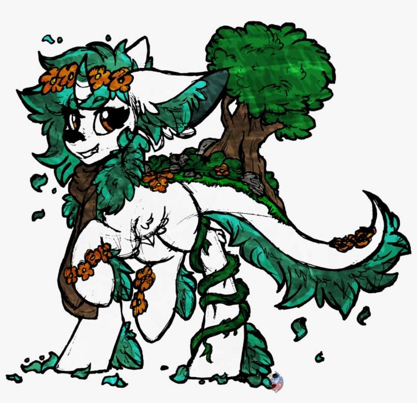 Iroxykun, Custom, Earth Pony, Female, Floral Head Wreath, - Sylva, transparent png download
