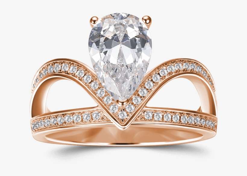 Engagement Rings Soufeel Crown Engagement Ring Rose, transparent png download