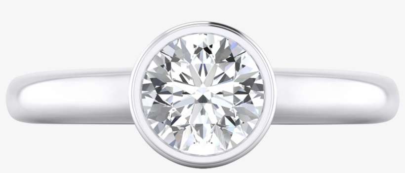 Previous Item Sol3 Anillo De Compromiso - Bevel, transparent png download