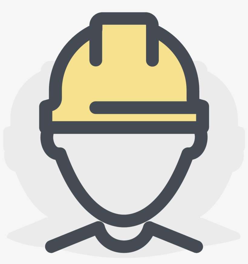 Trabajador En Un Sombrero Amarillo Icon - Profile Build Icon, transparent png download