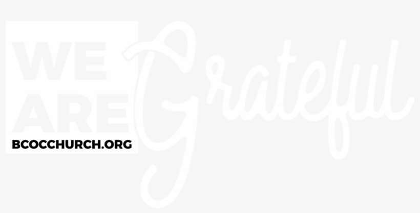 Grateful-invert - Calligraphy, transparent png download