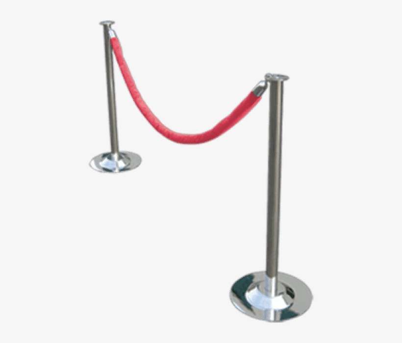 Stanchion Rope, Red Velvet, 10′ - Party Rental Depot, transparent png download