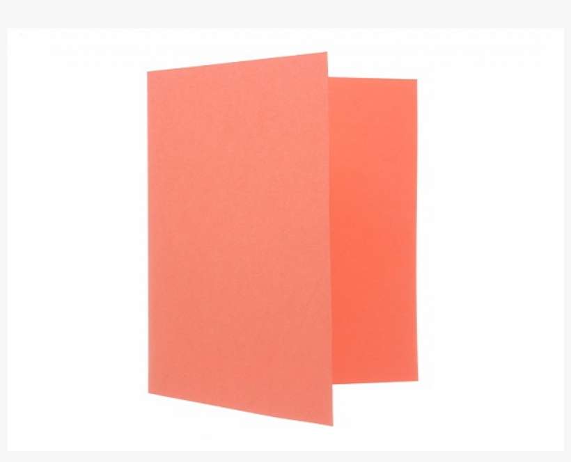 Salmon Pink Square Pre Creased Card Blank 240gsm Pack - Construction Paper, transparent png download