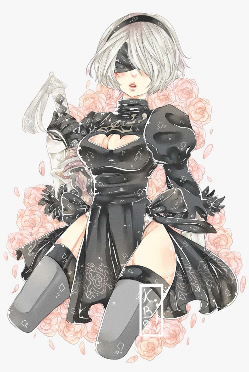 Automata By Kumiboo - Anime, transparent png download