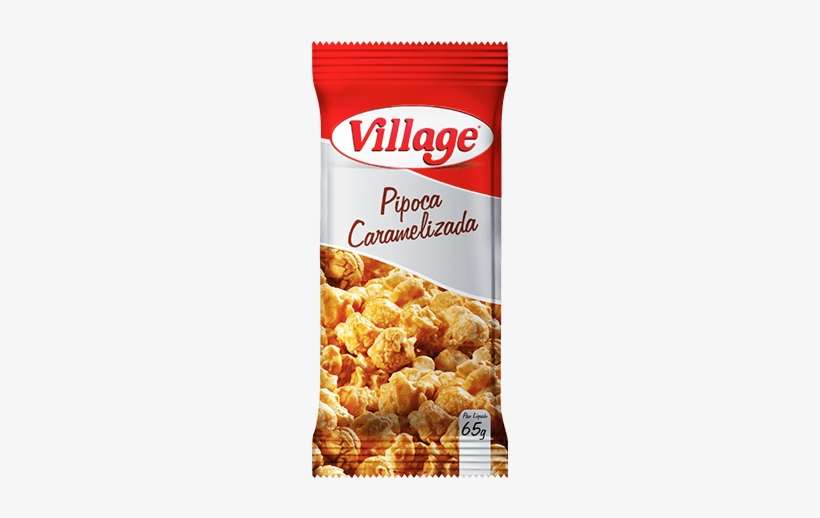 Pipoca-caramelizada - Village Alimentos, transparent png download