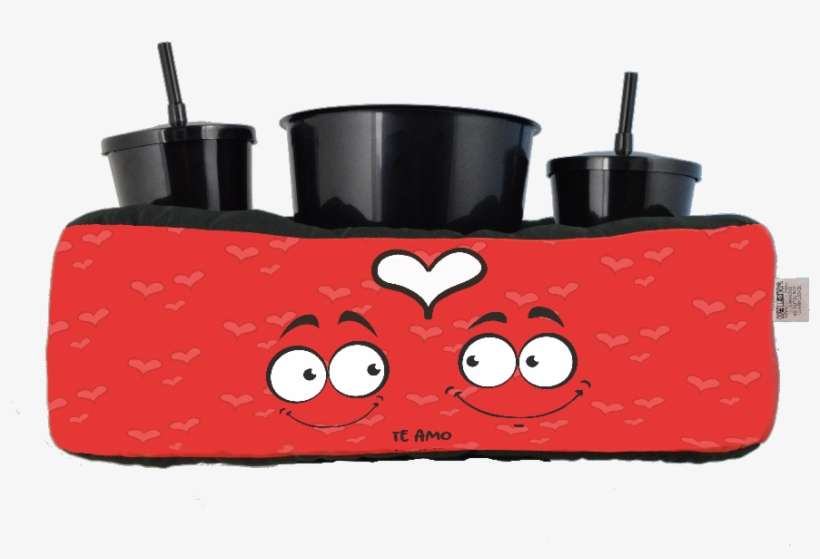 Adicionar Aos Favoritos - Almofada Pipoca Com Copo Canudo Ao Seu Lado Simas, transparent png download