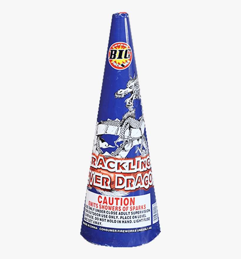 Crackling Silver Dragon - Party Supply, transparent png download