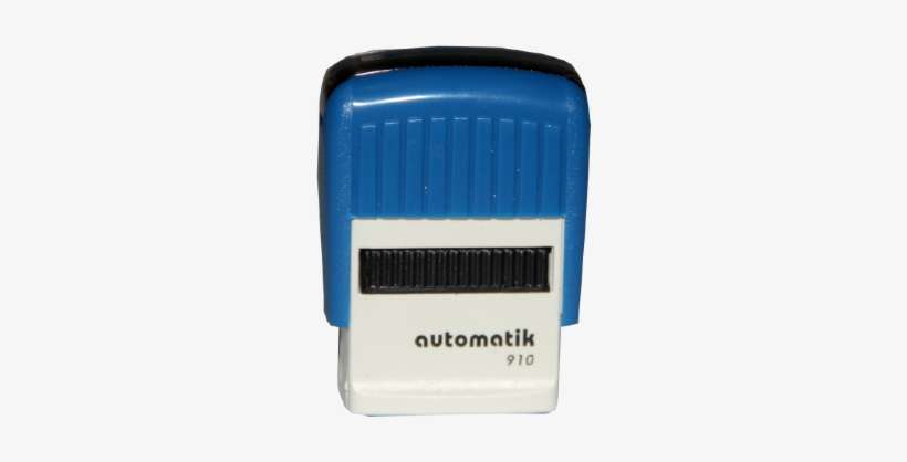 Carimbo Automatik 910 - Carimbo Automatik 910 12x26mm Azul, transparent png download