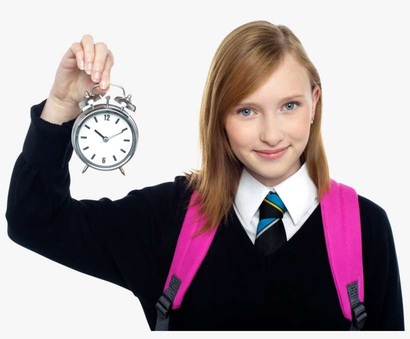 Woman Student Free Png Image - Woman With Watch Png, transparent png download