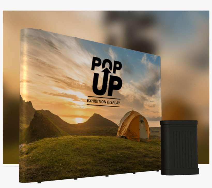 Pop-up Banner Straight In By Vinyl Impression - Pop Up Exhibition Stand, transparent png download