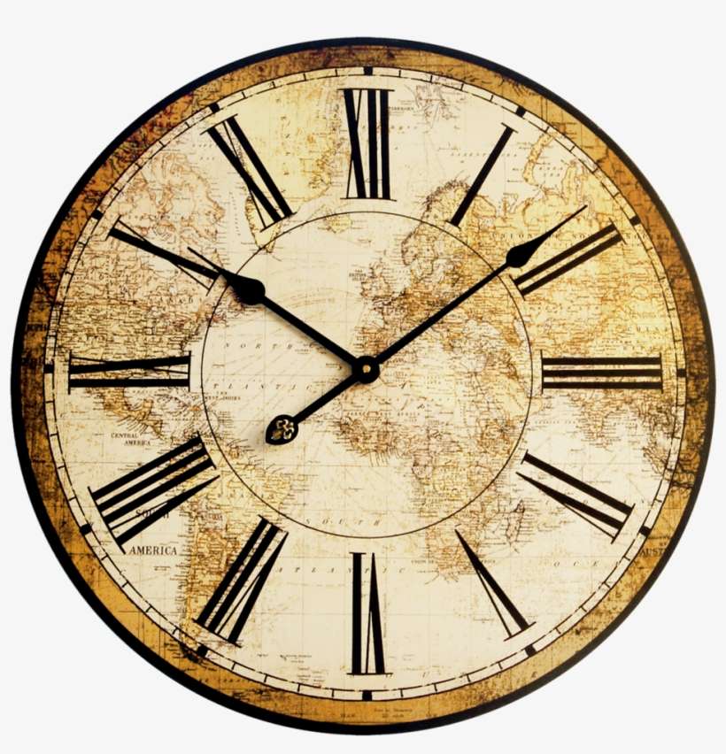 B *✿* Wall Clock Wooden, Clock Wall, Large Clock, - Antique Clocks, transparent png download