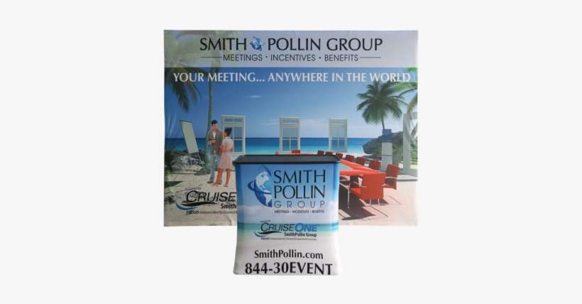 10ft Straight Pop Up Display With Case To Podium - Podium, transparent png download