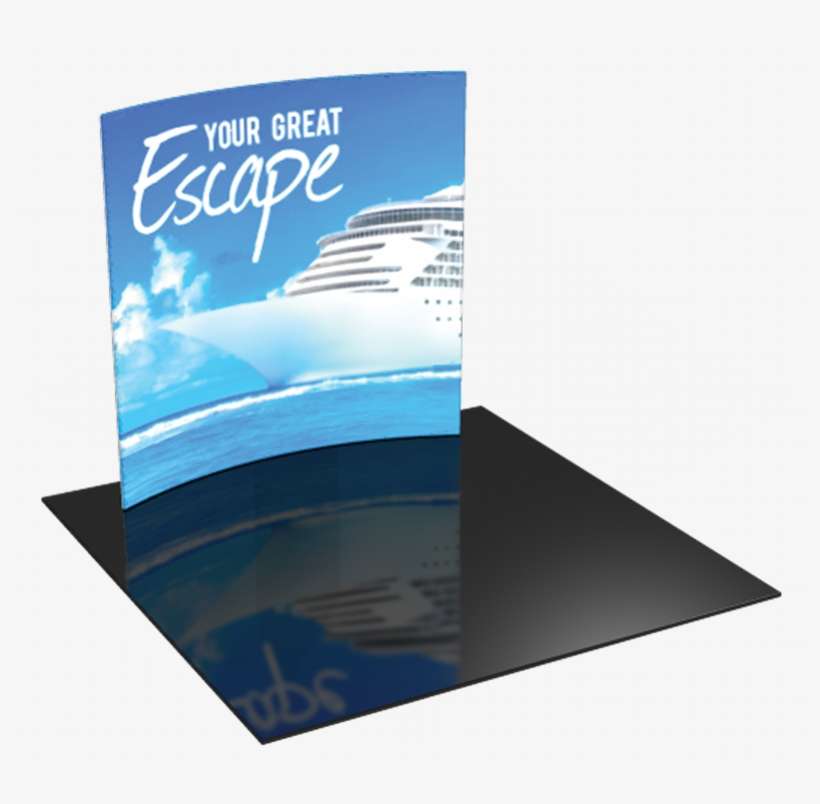 Formulate Premium Curved/straight Display - Formulate Master 8ft Horizontal Curve Fabric Backwall, transparent png download