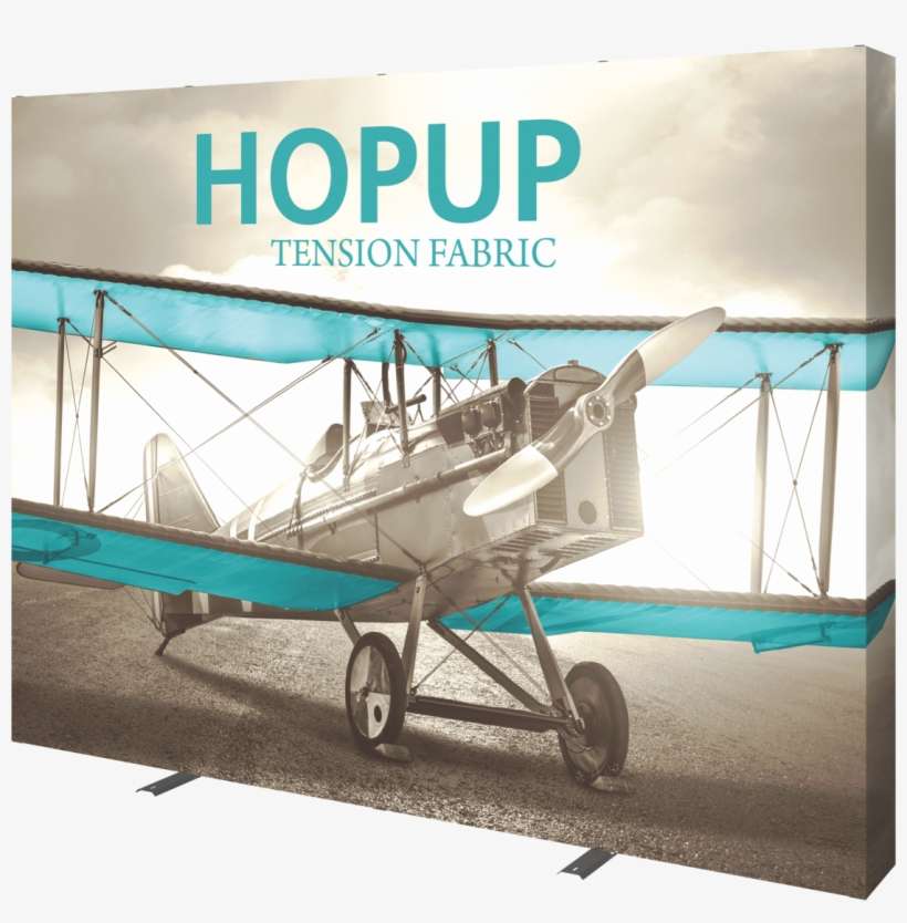 Hopup 10ft Straight Full Height Tension Fabric Display - Hop Up, transparent png download