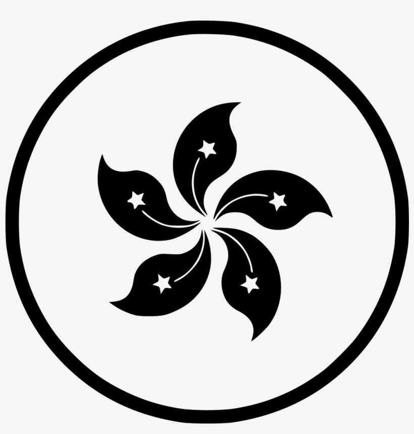 Country Flag Hongkong Hong Kong Flower Symbol PNG Image Transparent