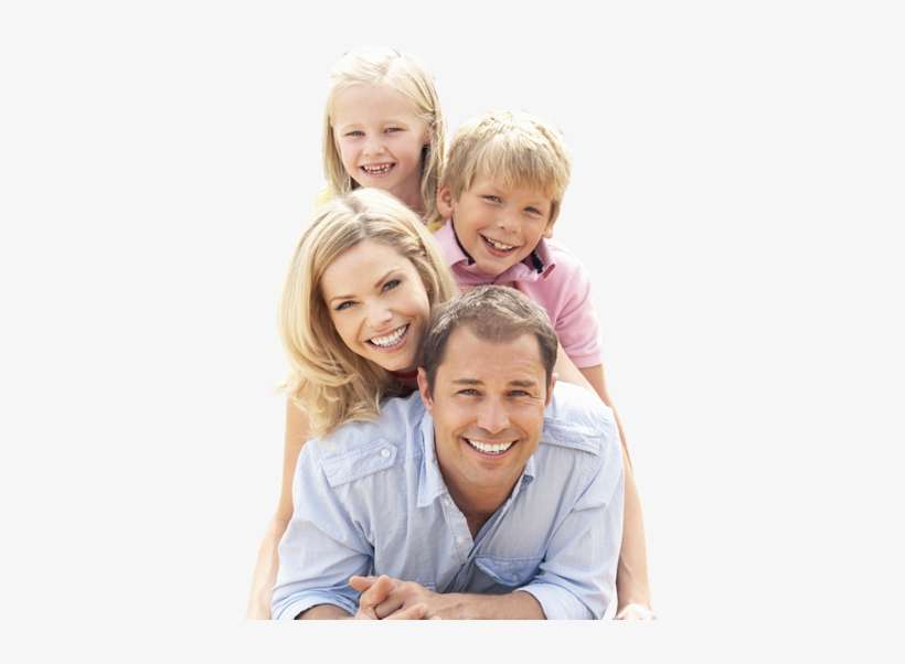 Você E Sua Família Sempre Bem - Mother With Son And Daughter, transparent png download