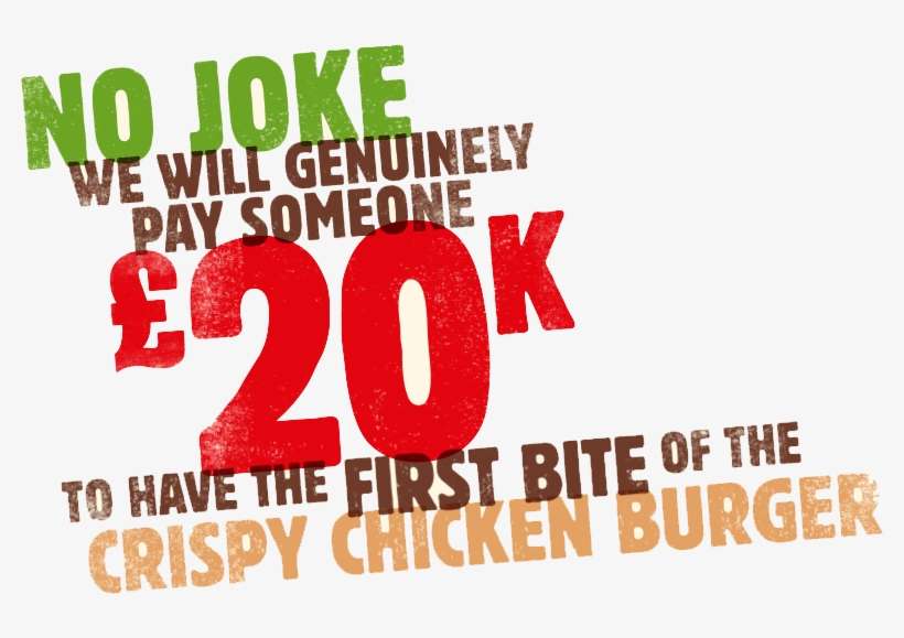 Unfortunately, That Means Someone Has To Eat A Chicken - Burger King, transparent png download