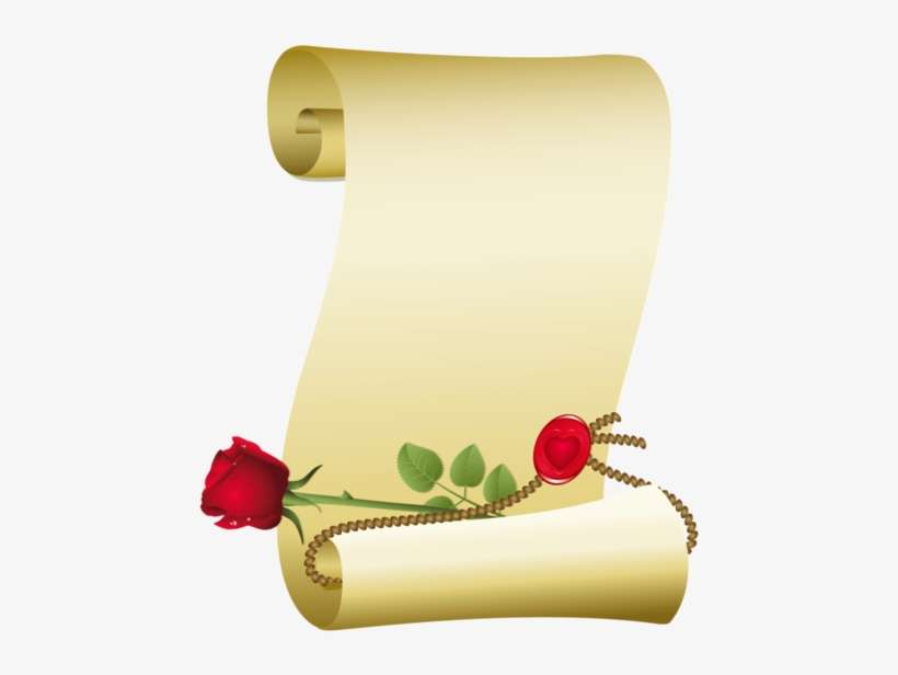 Pergaminhos Em Branco, Papiros,scrolls,papyri, Com - Bonne Journée Gif Animé, transparent png download