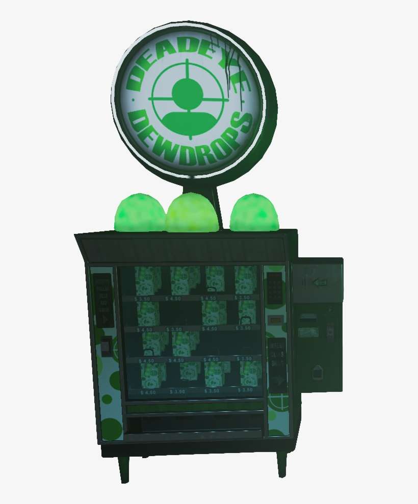 Deadeye Dewdrops Perk Machine Iw - Display Device, transparent png download