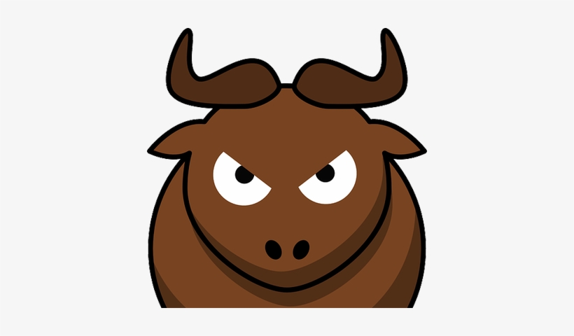 Bull10 - Cartoon Buffalo, transparent png download