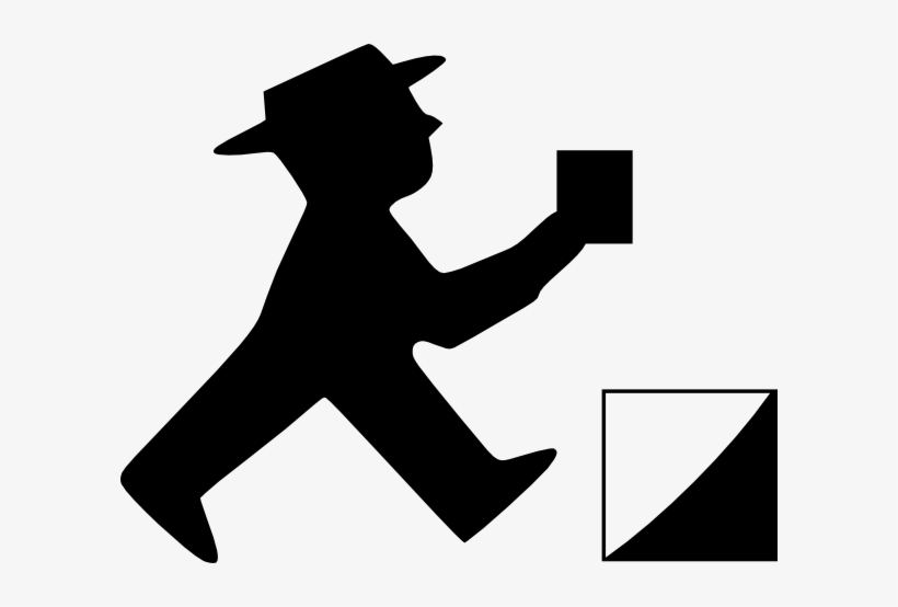 How To Set Use Black Walking Man Clipart, transparent png download