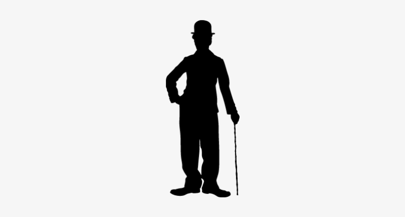 Charlie Chaplin Png - Charlie Chaplin Walk Silhouette, transparent png download