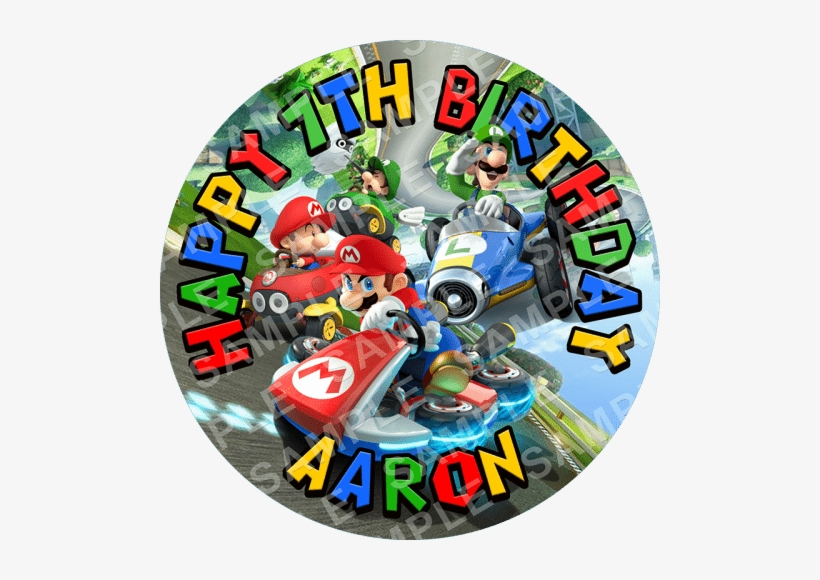 Mario Kart - 8 Super Mario Kart8 Party Invitations And Envelopes, transparent png download