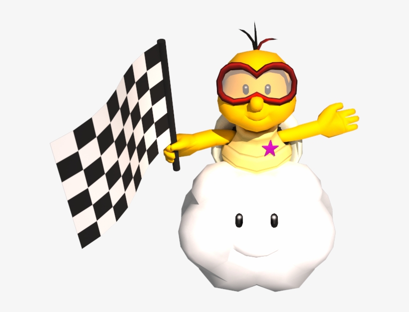 Play Now Mario Kart 8 - Mario Kart Finish Flag, transparent png download