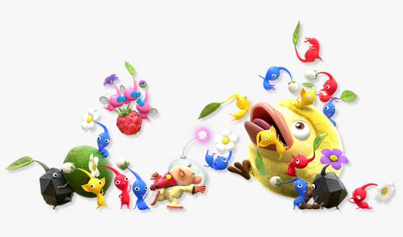 Help Captain Olimar In This Charming Side-scrolling - Hey Pikmin, transparent png download