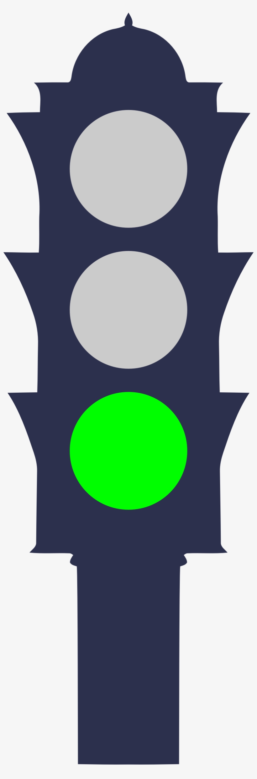 Traffic Light Green Png Clip Transparent Library - Traffic Light, transparent png download