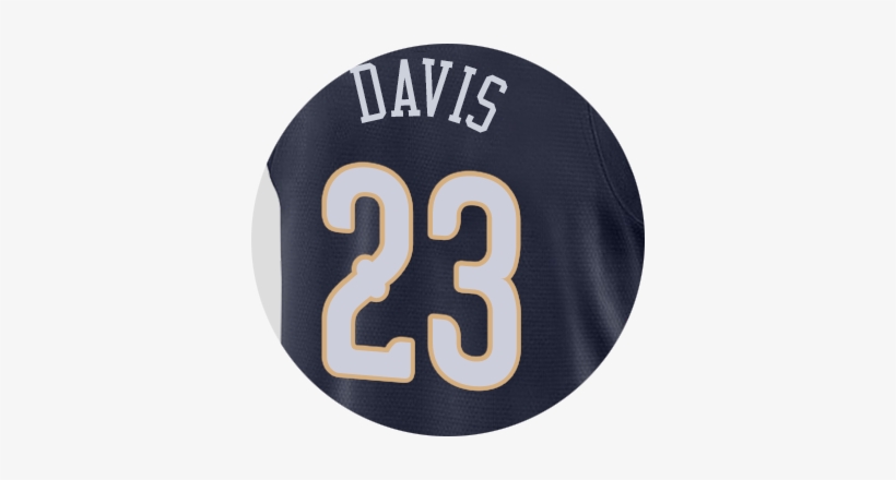 New Orleans Pelicans Anthony Davis - New Orleans Pelicans Road Replica Jersey - Anthony, transparent png download