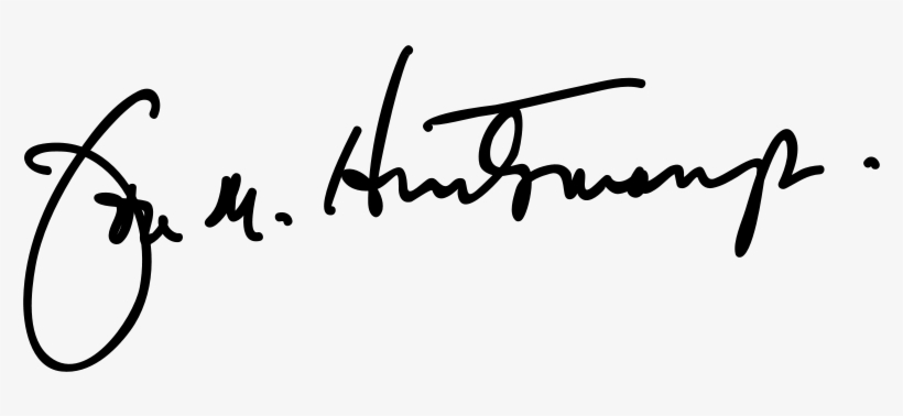 According To The National Journal, The Huntsman Campaign - Short Signature, transparent png download