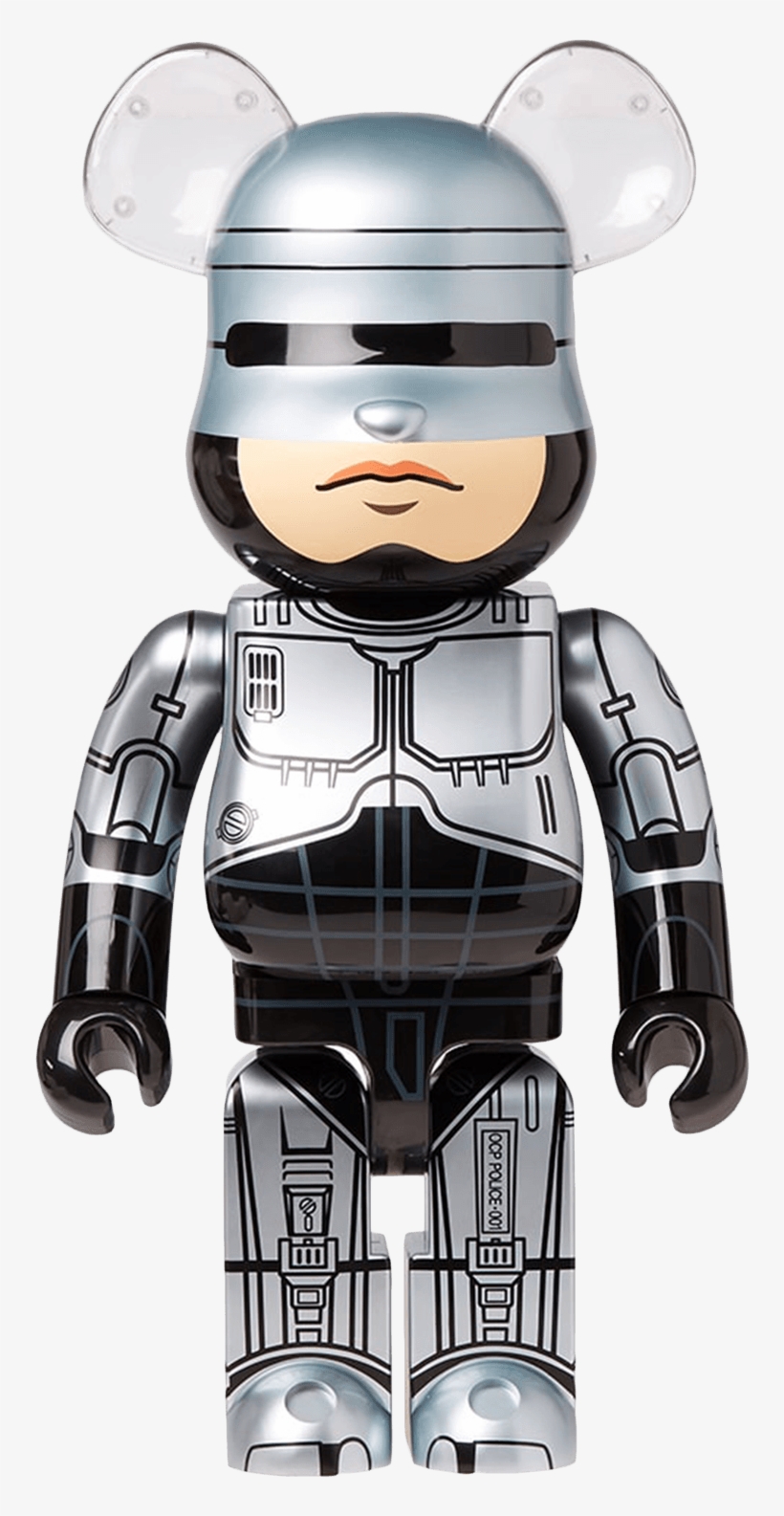Be@rbrick 1000% Robocop - Robocop, transparent png download