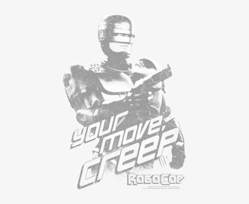 Robocop Your Move Creep Juniors T-shirt - Robocop Big Screen Super Stars, transparent png download