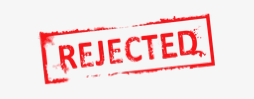 Rejected Free On Dumielauxepices Net Person - Rejected Stamp, transparent png download
