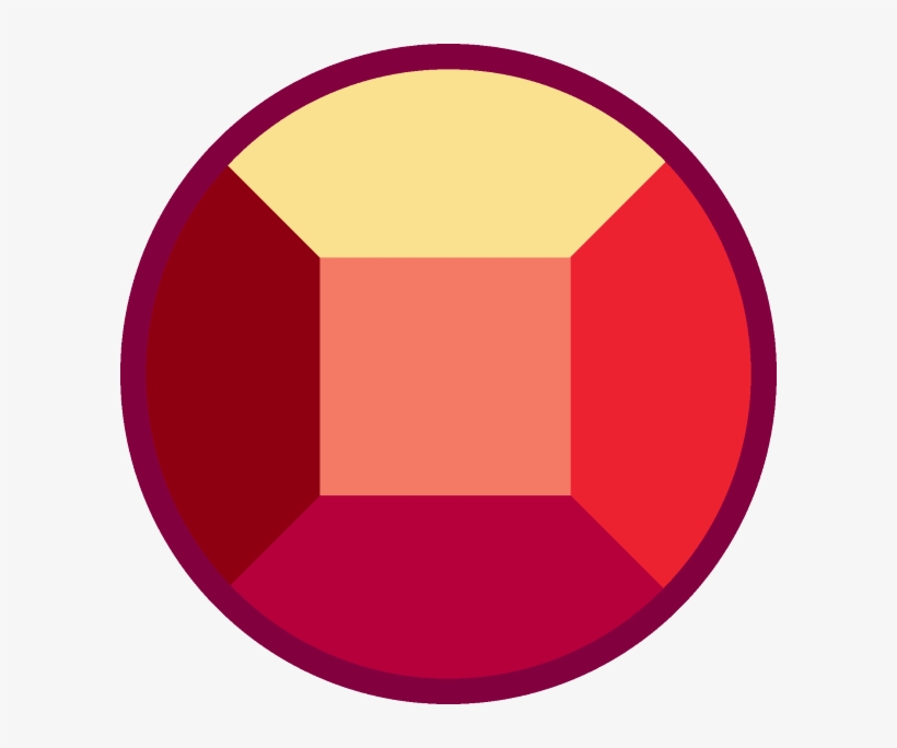 Crystal Clipart Ruby Stone - Steven Universe Ruby And Sapphire Gems, transparent png download