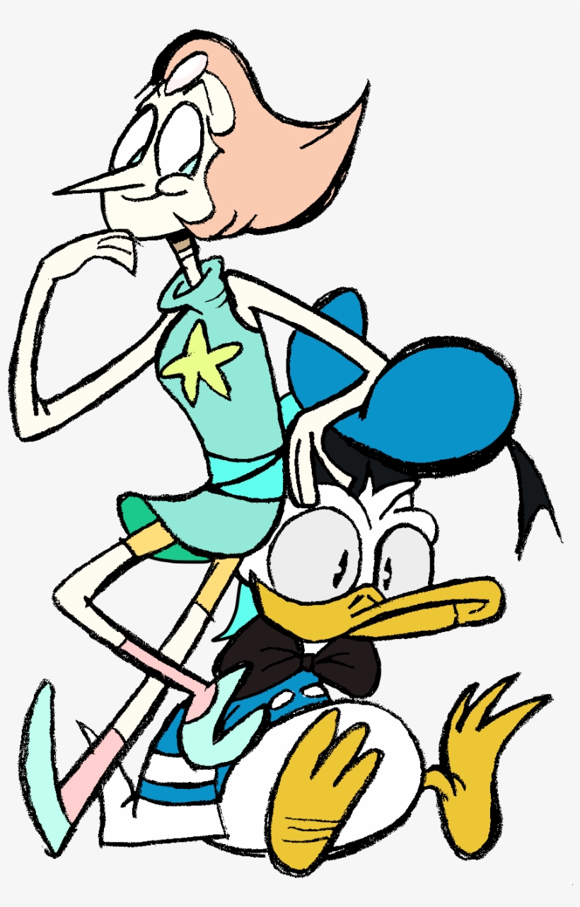 Pearl Steven Universe Pearl Scrooge Mcduck Donald Duck - Drawing, transparent png download