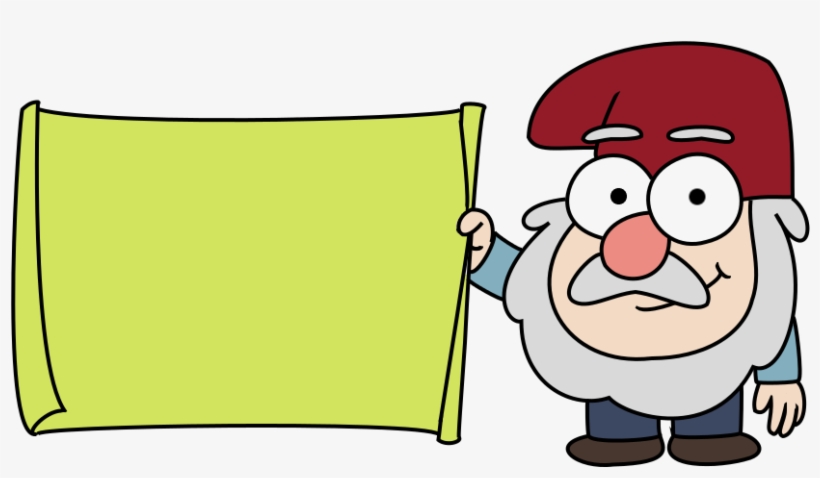 Gnome Drawing Gravity Falls - Gnome Gravity Falls Png, transparent png download