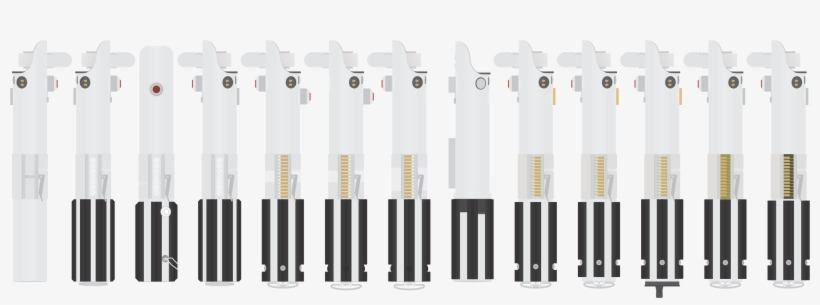 Complete List Of Each Graflex Saber Prop Variation - Baluster, transparent png download